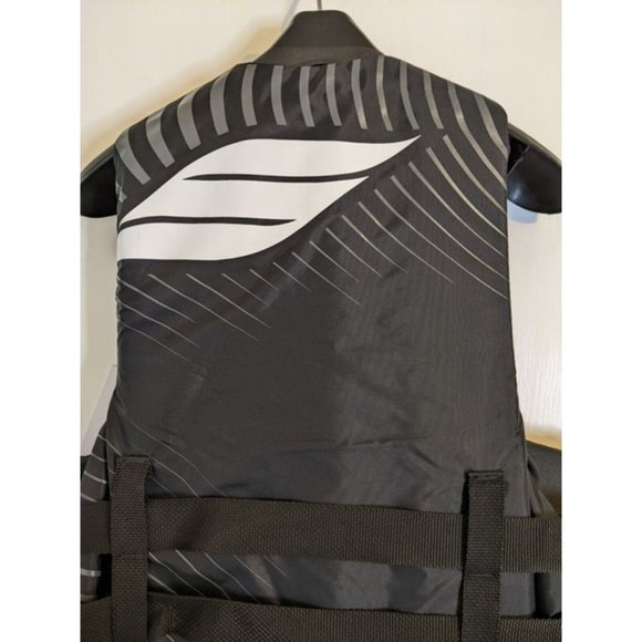 SLIPPERY Super X Large LIFE JACKET Personal Flotation Device BLACK Chest 50-60" - Picture 4 of 8